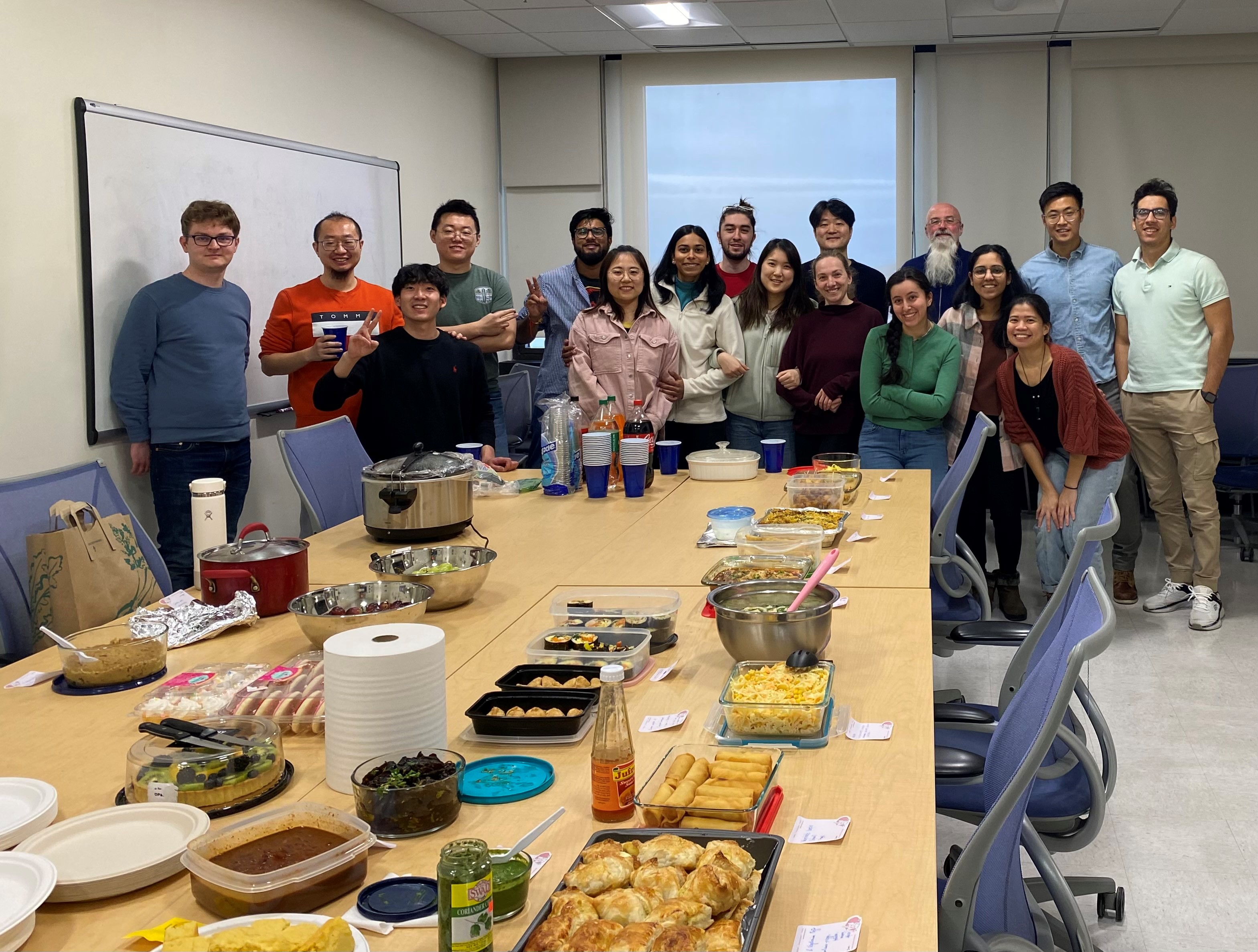 Great food at annual lab potluck! – Rotello Research Group